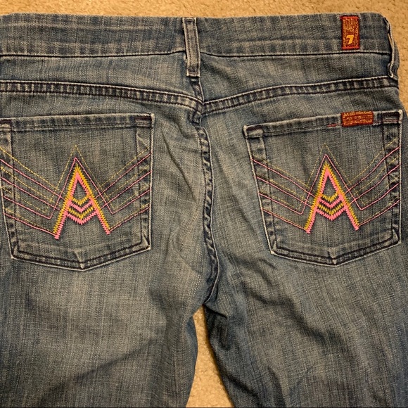 7 For All Mankind ‘A’ Pocket Jeans - Picture 4 of 7